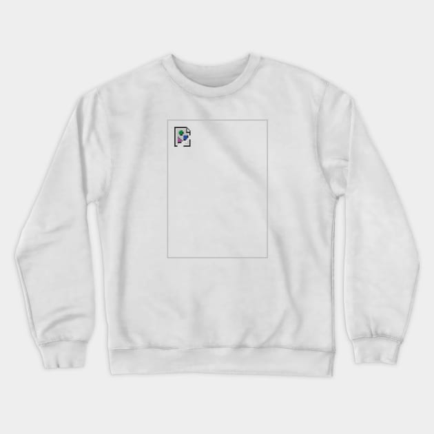 Broken Image Crewneck Sweatshirt by ShirtBricks